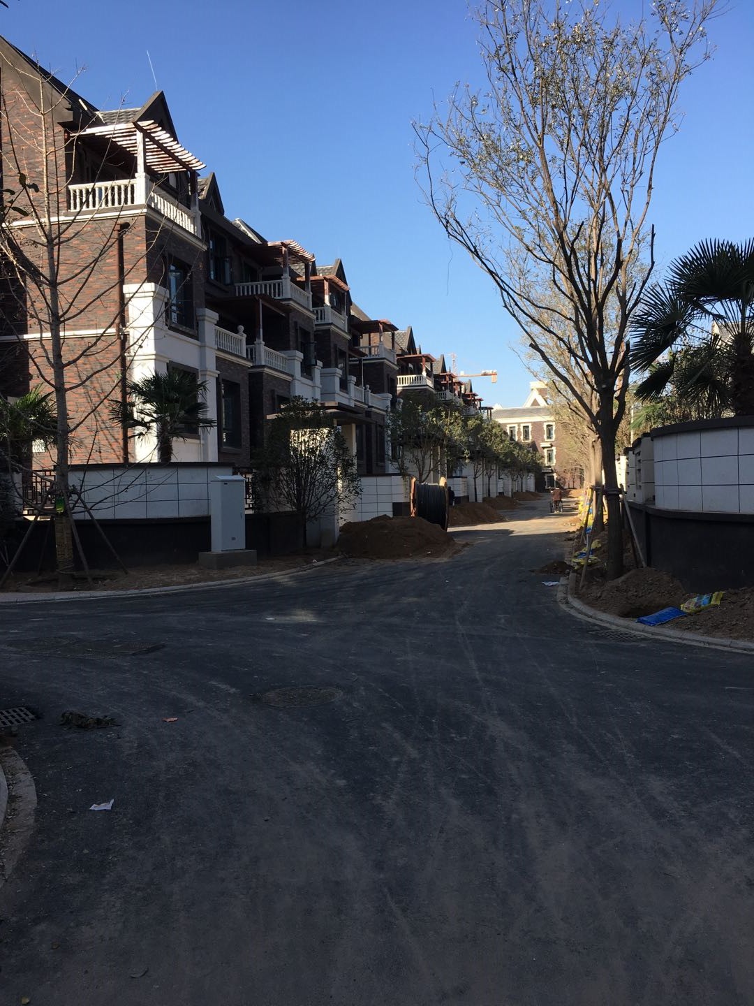 開(kāi)封蘭考永旺城私家別墅泳池在建